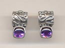 Deborah Armstrong Amethyst Earrings