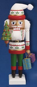Old World Christmas Holly Santa Nutcracker
