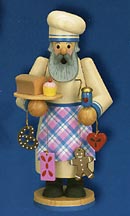 Old World Christmas Baker Smoking Man