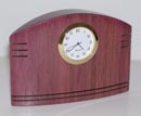 Mikutowski Cutaway Curved Desk Clock Purple Heart